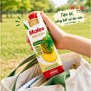 Nước Ép Hỗn Hợp Dứa Và Lê Malee Premium 1L - Nhập Khẩu Thái Lan