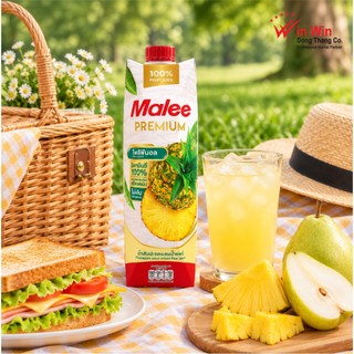 Nước Ép Hỗn Hợp Dứa Và Lê Malee Premium 1L - Nhập Khẩu Thái Lan