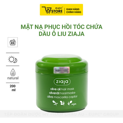 Mặt nạ phục hồi tóc Ziaja Olive Oil Hair Mask 200ml - Nuôi dưỡng, phục hồi tóc hư tổn