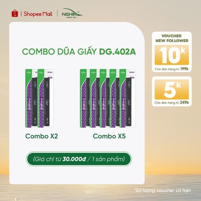 [COMBO] Dũa Giấy Vỉ Nhựa Cao Cấp Kềm Nghĩa DG.402 (6 chiếc/vỉ)
