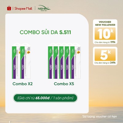 [COMBO] Sủi Da 2 Đầu Thép Không Gỉ Kềm Nghĩa S.511