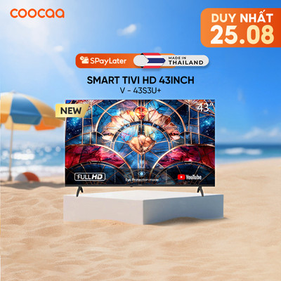 SMART Tivi FHD 43 Inch 43S3U+ Coocaa inch - tivi giá rẻ