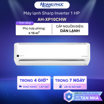 Máy Lạnh Sharp Inverter  1HP AH-XP10CHW || 1.5HP AH-XP13CHW || 2 HP AH-XP18CHW  {Ship HCM 0Đ}