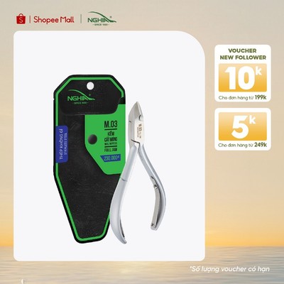 Kềm Cắt Móng 2 Chống Thép Không Gỉ Kềm Nghĩa M.03