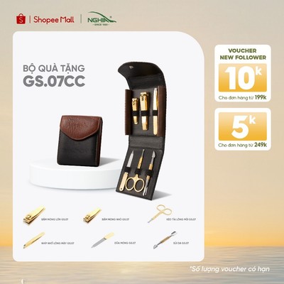 Bộ Quà Tặng Thép Không Gỉ Mạ Vàng Cao Cấp Kềm Nghĩa GS.07CC