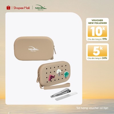 Túi Đựng Dụng Cụ Nail Cá Nhân Chữ Nhật Kềm Nghĩa NailPop HD.03