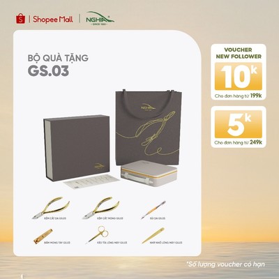 Bộ Quà Tặng Chăm Sóc Móng Tinh Tế Kềm Nghĩa GS.03