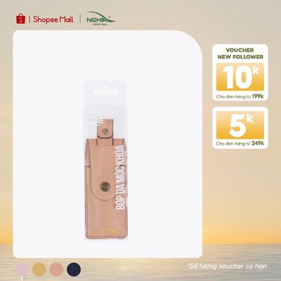 Bóp Da PU Móc Khóa Cao Cấp Đựng Dụng Cụ Cá Nhân Kềm Nghĩa BD.10