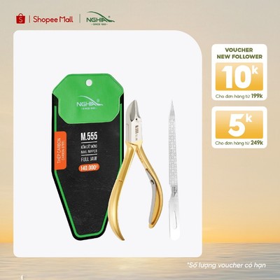 Kềm Cắt Móng Thép Chuyên Dụng Mạ Vàng Kềm Nghĩa M.555