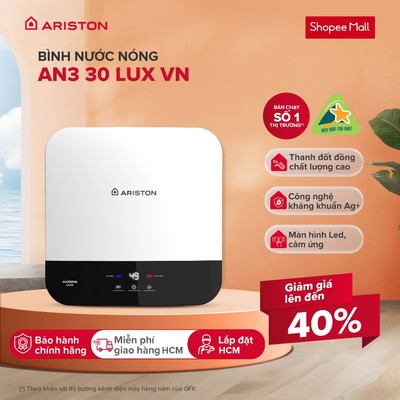 Máy Nước Nóng Gián Tiếp Ariston 30L AN3 30 LUX VN
