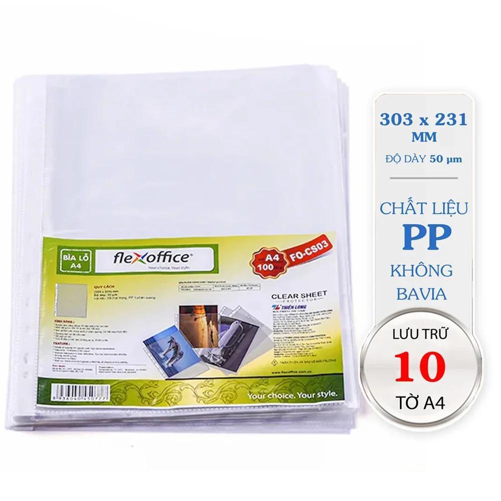 Bìa lỗ không viền màu CS03/FO-T2000 (Xấp)