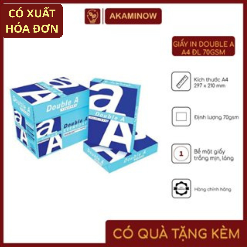 Giấy in A4 Double A A4