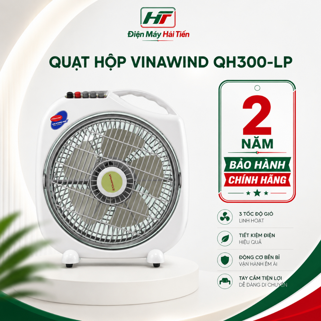 Quạt Hộp Vinawind QH300-LP, QH350-LP 3 Tốc Độ Gió Hàng Việt Nam Chất Lượng Cao