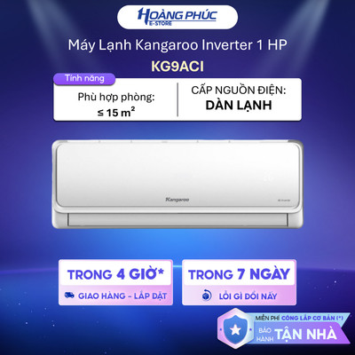 Máy Lạnh Kangaroo Inverter 1HP KG9ACI || 1.5HP KG12ACI || 2 HP KG18ACI  {Ship HCM 0Đ}