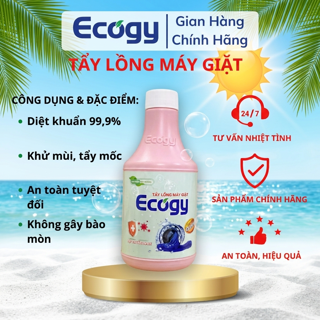 𝗧𝗮̂̉𝘆 𝗹𝗼̂̀𝗻𝗴 máy giặt Ecogy chính hãng