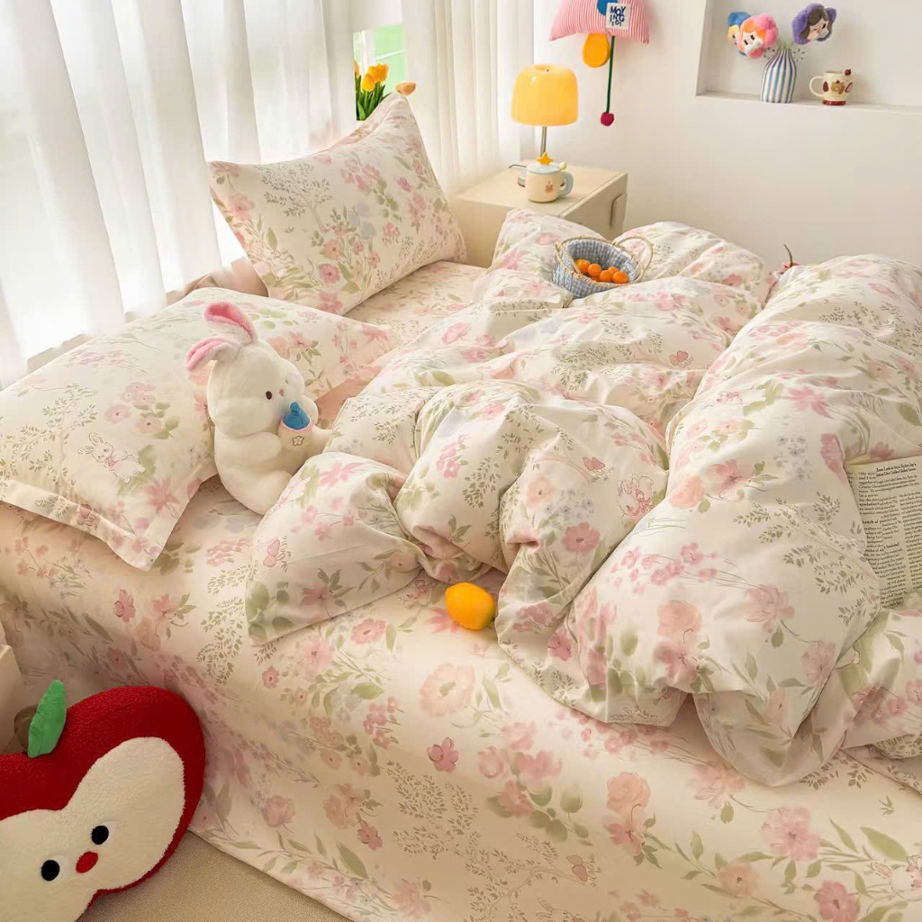 Sét Ga Gối kèm Vỏ Chăn EverDream 80 hàng nhập khẩu, 100% Cotton Living cao cấp, đủ mọi kích thước