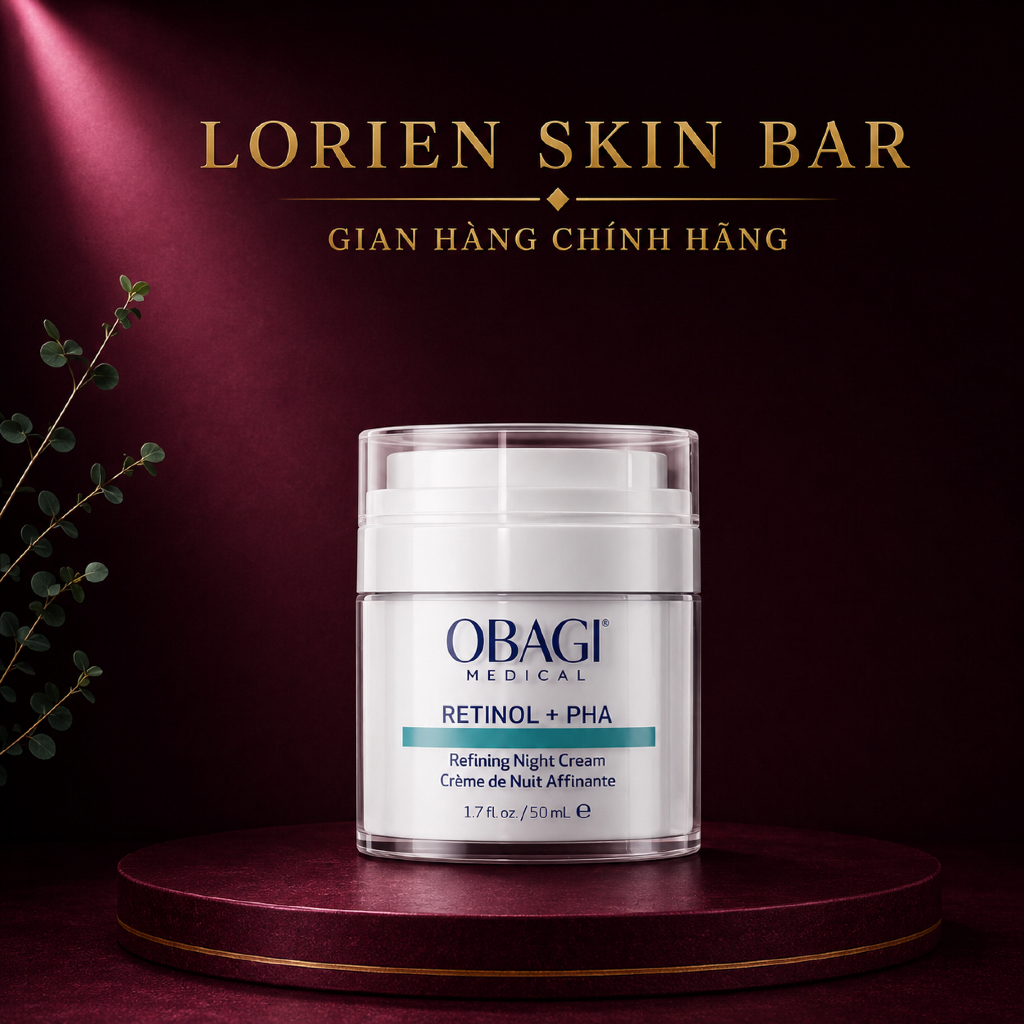 Kem Dưỡng Đêm Obagi Retinol + PHA Refining Night Cream 50ml Chính Hãng Nhập Khẩu Mỹ