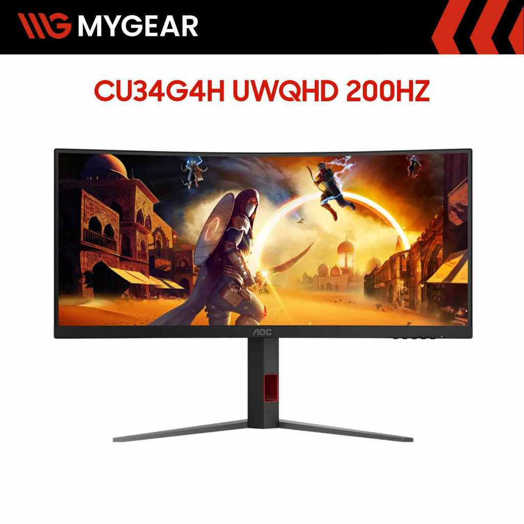 Màn hình Gaming Cong AOC CU34G4H 34 inch UWQHD 200Hz 1ms VA