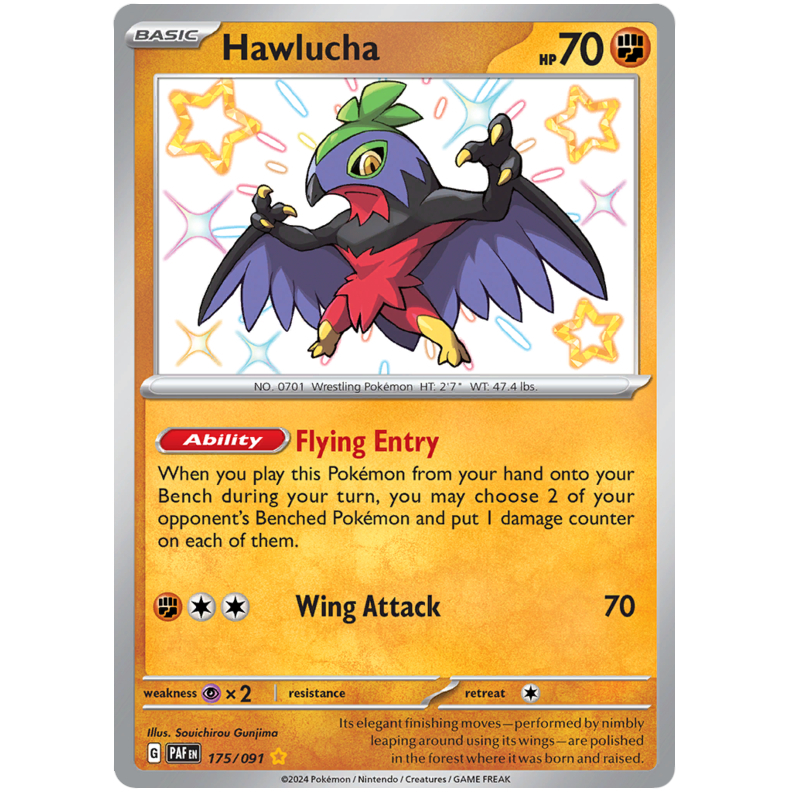 [TCG Cùng Con] Hawlucha 175/091 Illustration Rare