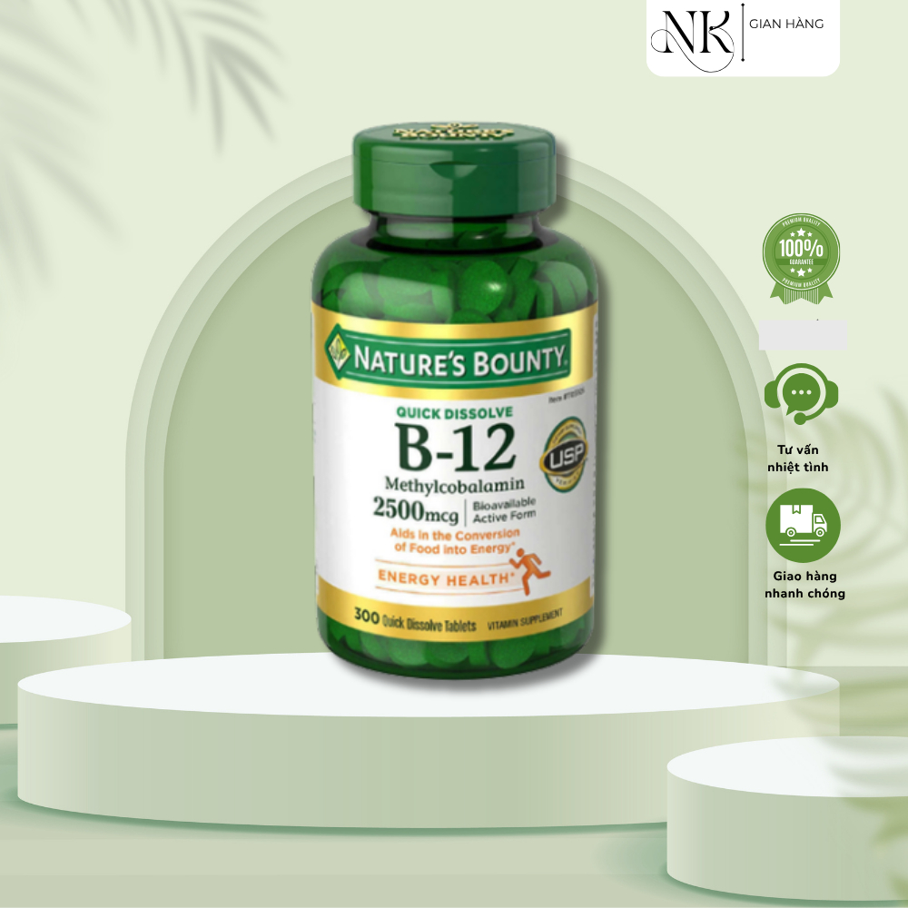 (HỎA TỐC) VITAMIN B12 NATURE'S BOUNTY