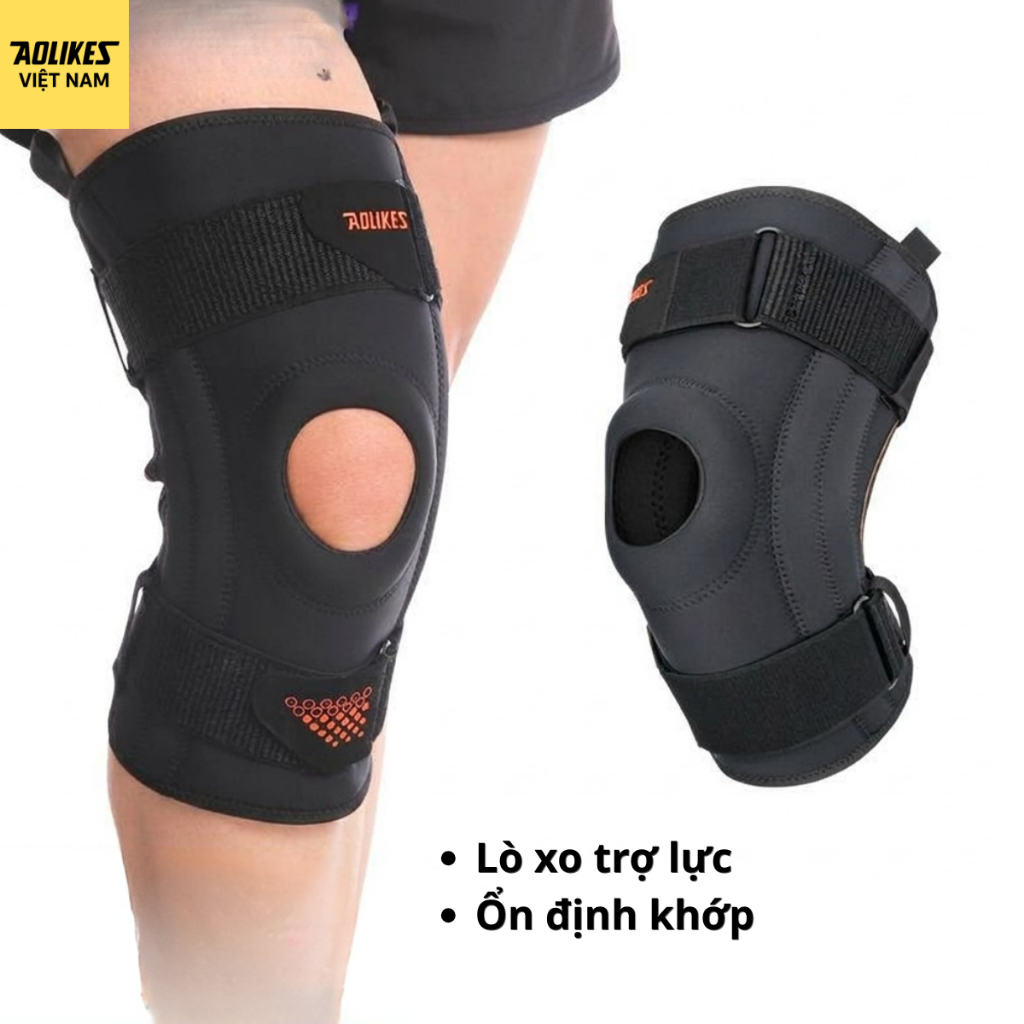Bó gối thể thao AOLIKES A-7902 có lò xo trợ lực