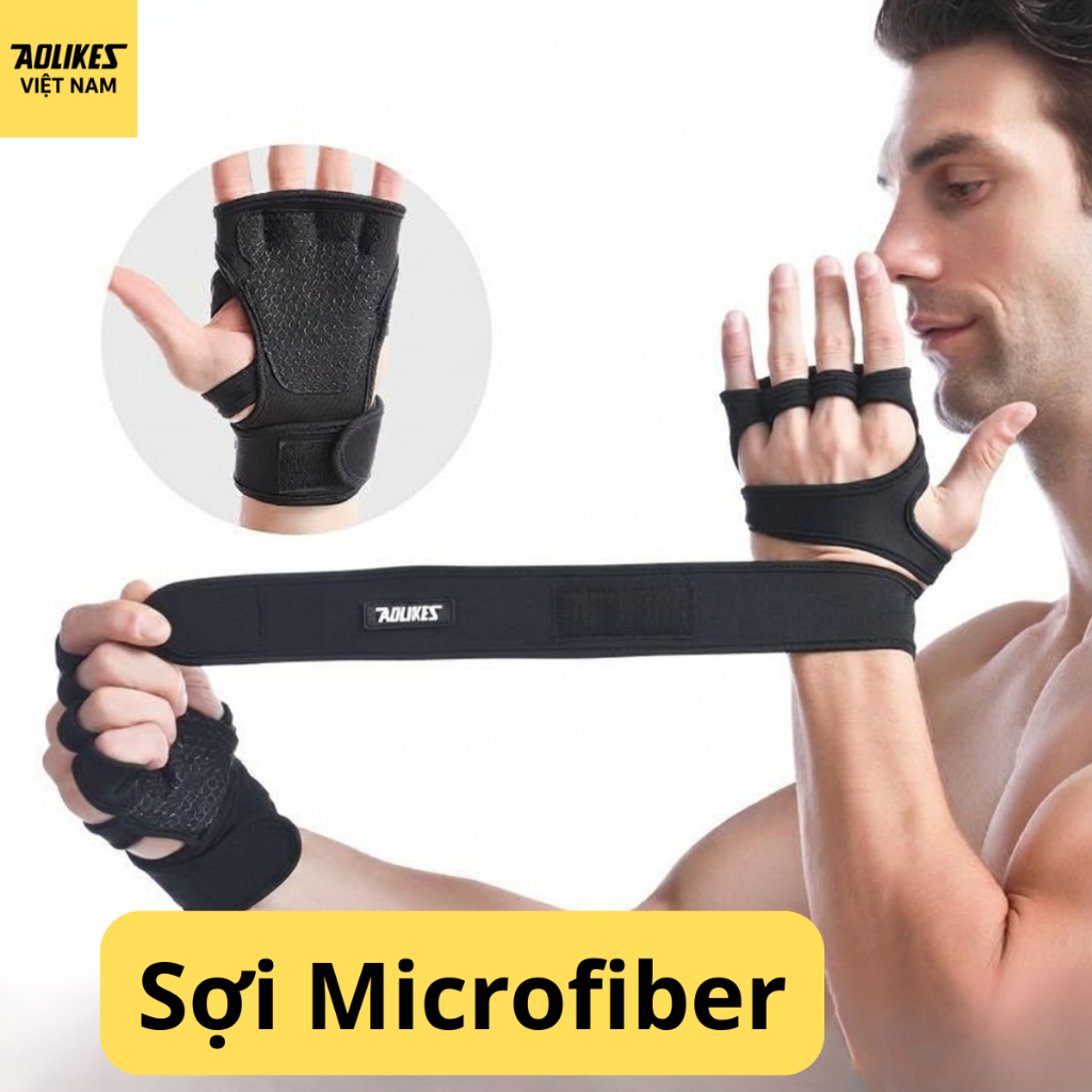 Găng tay tập gym AOLIKES A-118