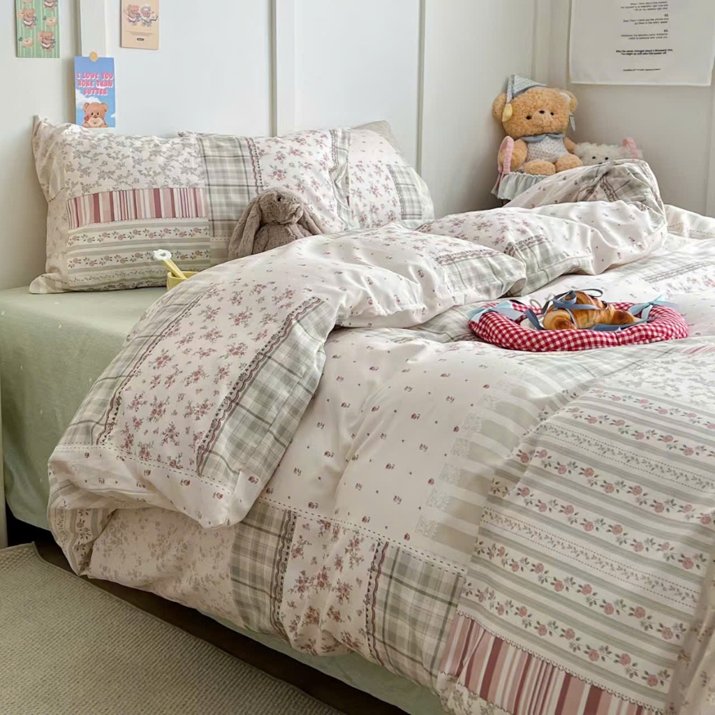 Sét Ga Gối kèm Vỏ Chăn EverDream 37 Nhập khẩu, 100% cotton living nhập khẩu cao cấp