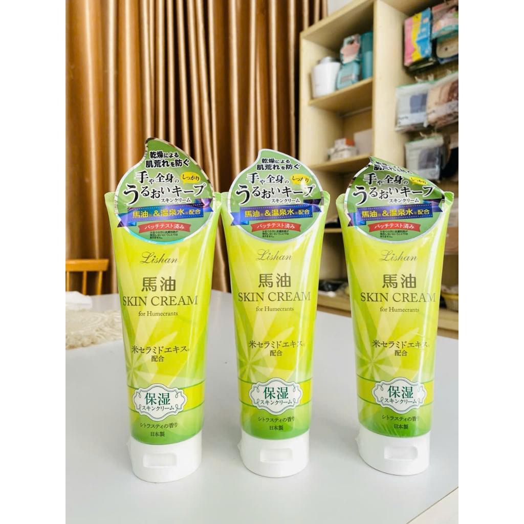 KEM DƯỠNG TOÀN THÂN DẦU NGỰA BAYU LISHAN 200G