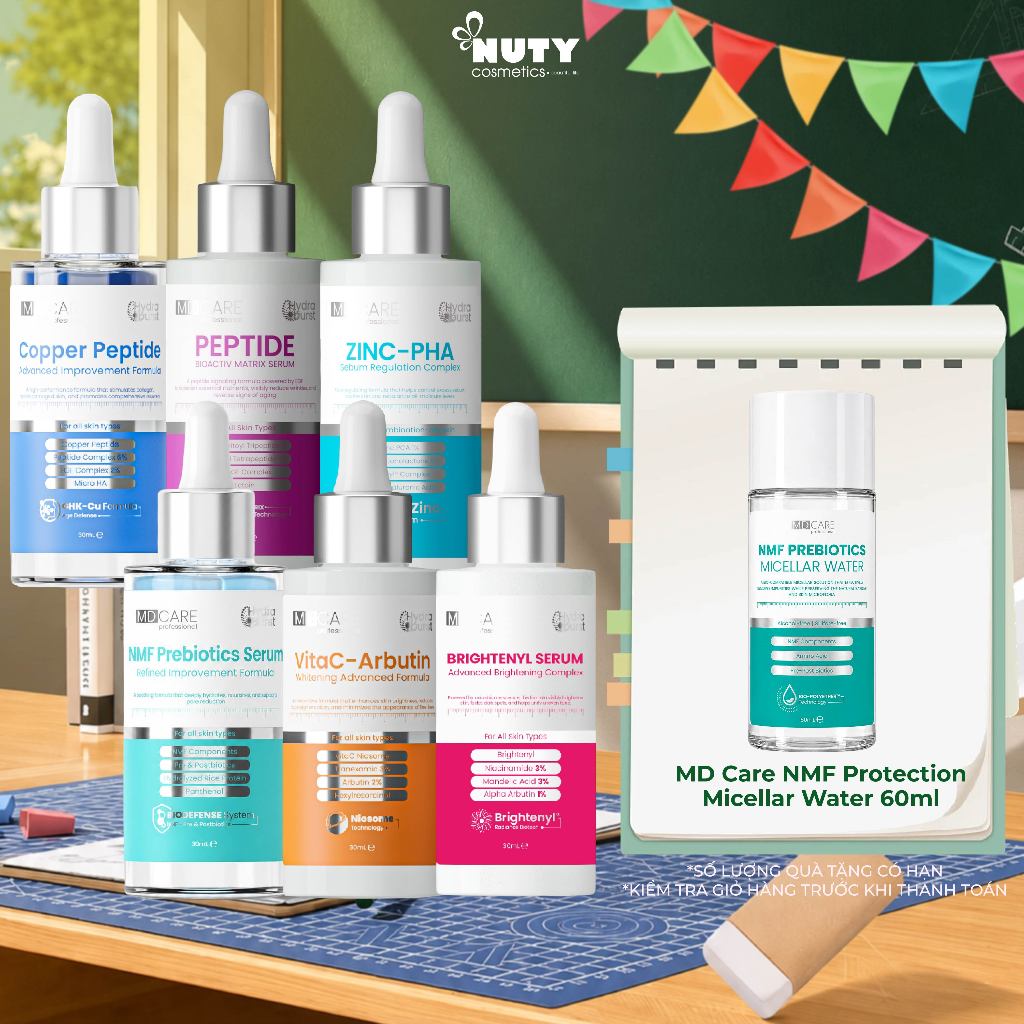 Serum Phục Hồi Da MD CARE NMF Prebiotics Refined Improvement Formula (30ml)
