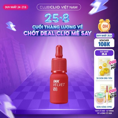 [Săn Deal] Son Kem Lì Peripera Ink Velvet Lip Tint New 4G
