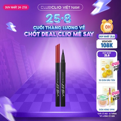 [Săn Deal]Kẻ Mắt Nước Clio Superproof Pen Liner 0.55Ml