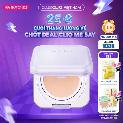 [Săn Deal][MỚI] Phấn Nước Mịn Lì, Che Phủ Lỗ Chân Lông Clio Kill Cover Mesh Blur Cushion (15gx2)