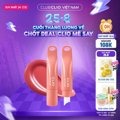 [Săn Deal] [MỚI] Serum Dưỡng Môi Có Màu Căng Bóng, Cấp Ẩm Lâu Dài Clio Glaze Lip Serum 3g