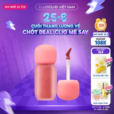 [Săn Deal] Son Kem Hiệu Ứng Mờ Lì Clio Volumate Blur Tint 3.8g