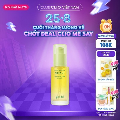 [Săn Deal] [NÂNG CẤP] Tinh Chất Goodal Làm Sáng Da, Mờ Thâm Green Tangerine Vita C Dark Spot Care Serum Alpha 40ml