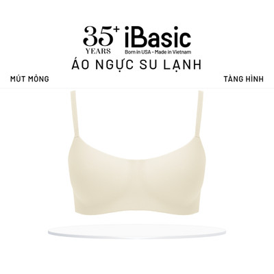Áo ngực su không gọng iBasic không đường may, mềm nhẹ, không lộ viền BRAW122