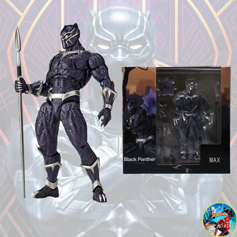 (Có Sẵn) Mô Hình Nhân Vật Báo Đen Black Panther Revoltech Amazing Yamaguchi Bootleg