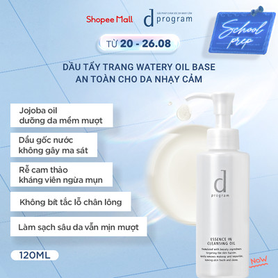 Dầu tẩy trang gốc nước d Program Cleansing Oil 120ml