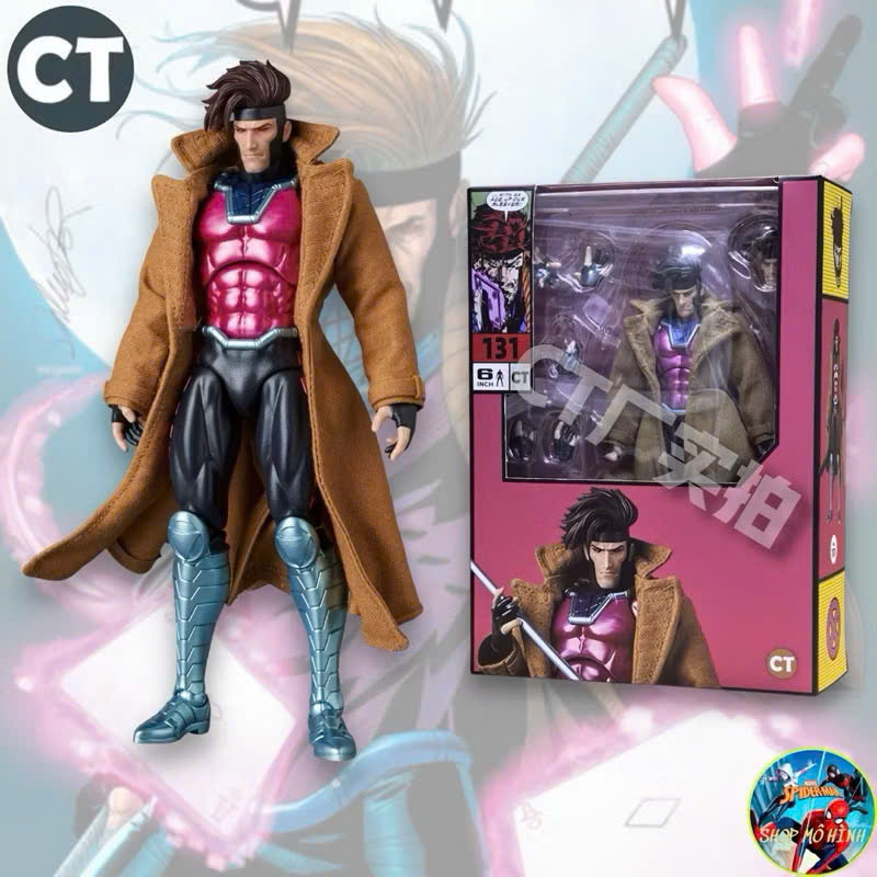 (Có Sẵn) Mô Hình CT GAMBIT - Mafex No.131 Gambit hãng CT Toys