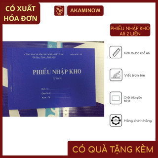 Phiếu nhập kho A5 2 liên