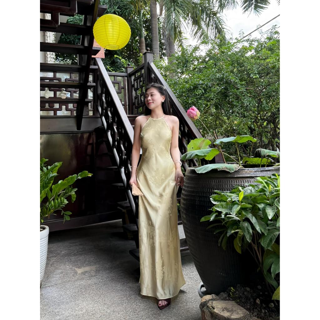 SVIP LYC FASHION - THIÊN ĐIỆP đầm lụa yếm gấm