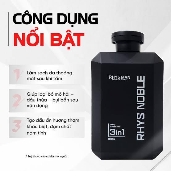 Sữa tắm Rhys Man là dòng sản phẩm chăm sóc cá nhân đa năng dành riêng cho nam giới thuộc thương hiệu