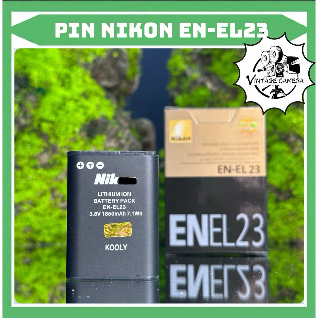 Pin Nikon EN-EL23 dùng cho Dòng Siêu Zoom Performance (P Series): Nikon Coolpix P600, P610, P900, P9