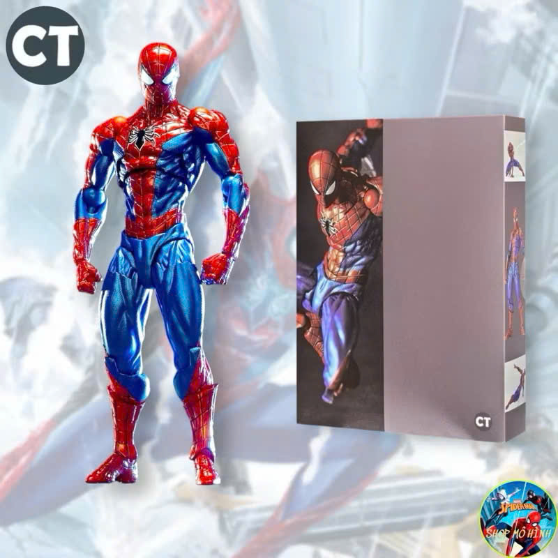 (Có Sẵn) Mô Hình CT Spider Man 2.0 Revoltech Amazing Yamaguchi hãng CT Toys