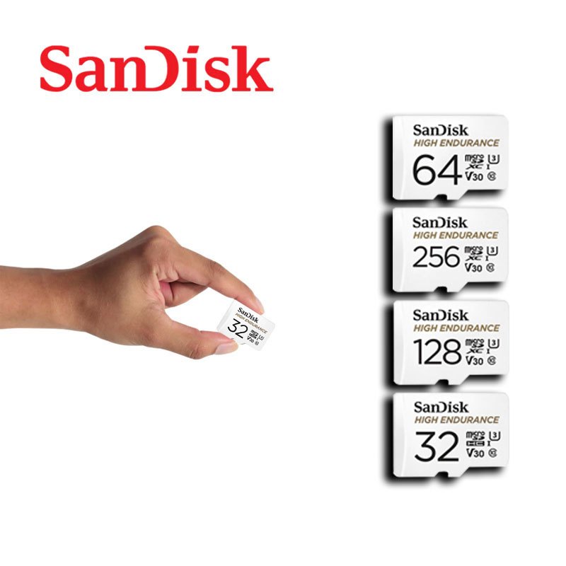 Thẻ nhớ Micro SD 64GB SANDISK High Endurance (SDSQQNR-064G-GN6IA) Kèm ADAPTER