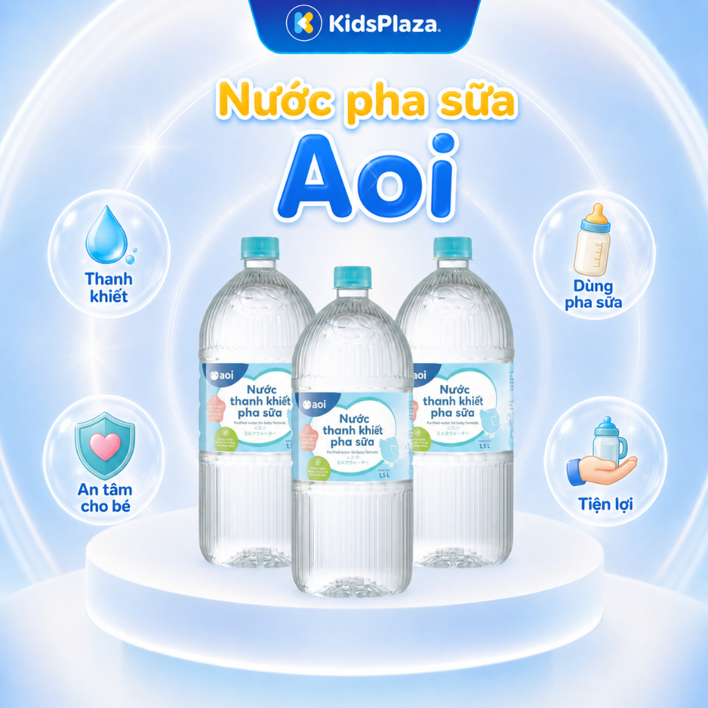 Nước pha sữa Aoi 1,5L (1 chai) chính hãng - Kids Plaza