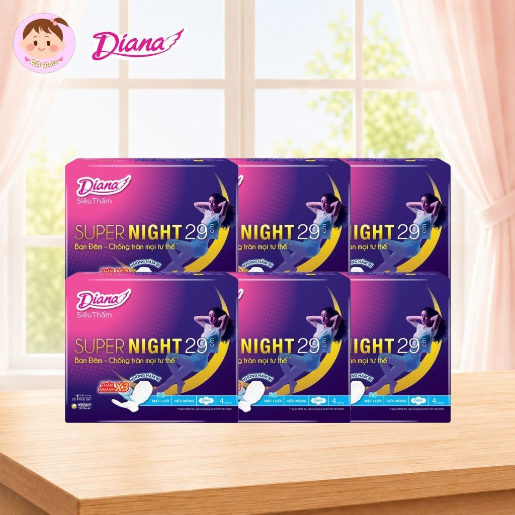 [DIANA] Băng Vệ Sinh Ban Đêm Sensi Super Night Diana