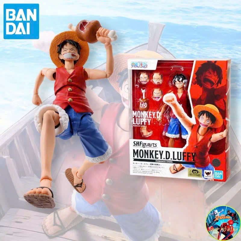 (Có Sẵn) Mô hình SHF MONKEY.D.LUFFY ROMANCE DAWN Shf Luffy One Piece Chính Hãng BANDAI