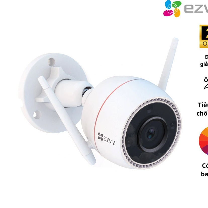 CS-H3c (3MP,2.8mm,color) - Camera Wifi Color Night 3MP2.8mm. ngoài trời EZVIZ | Huỳnh Giao