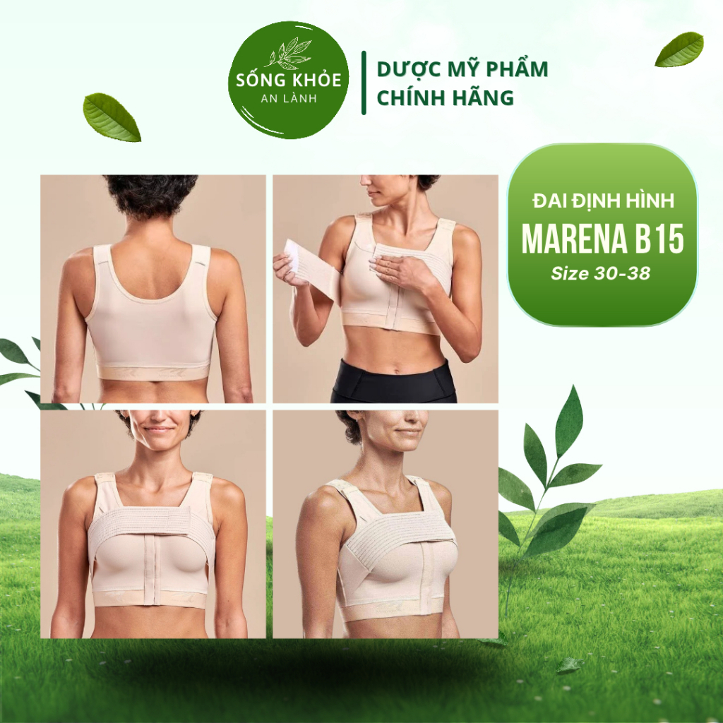 ÁO ĐỊNH HÌNH NGỰC MARENA B15- Áo định hình sau phẫu thuật nâng ngực, treo sa trễ, tái tạo ngực MAREN